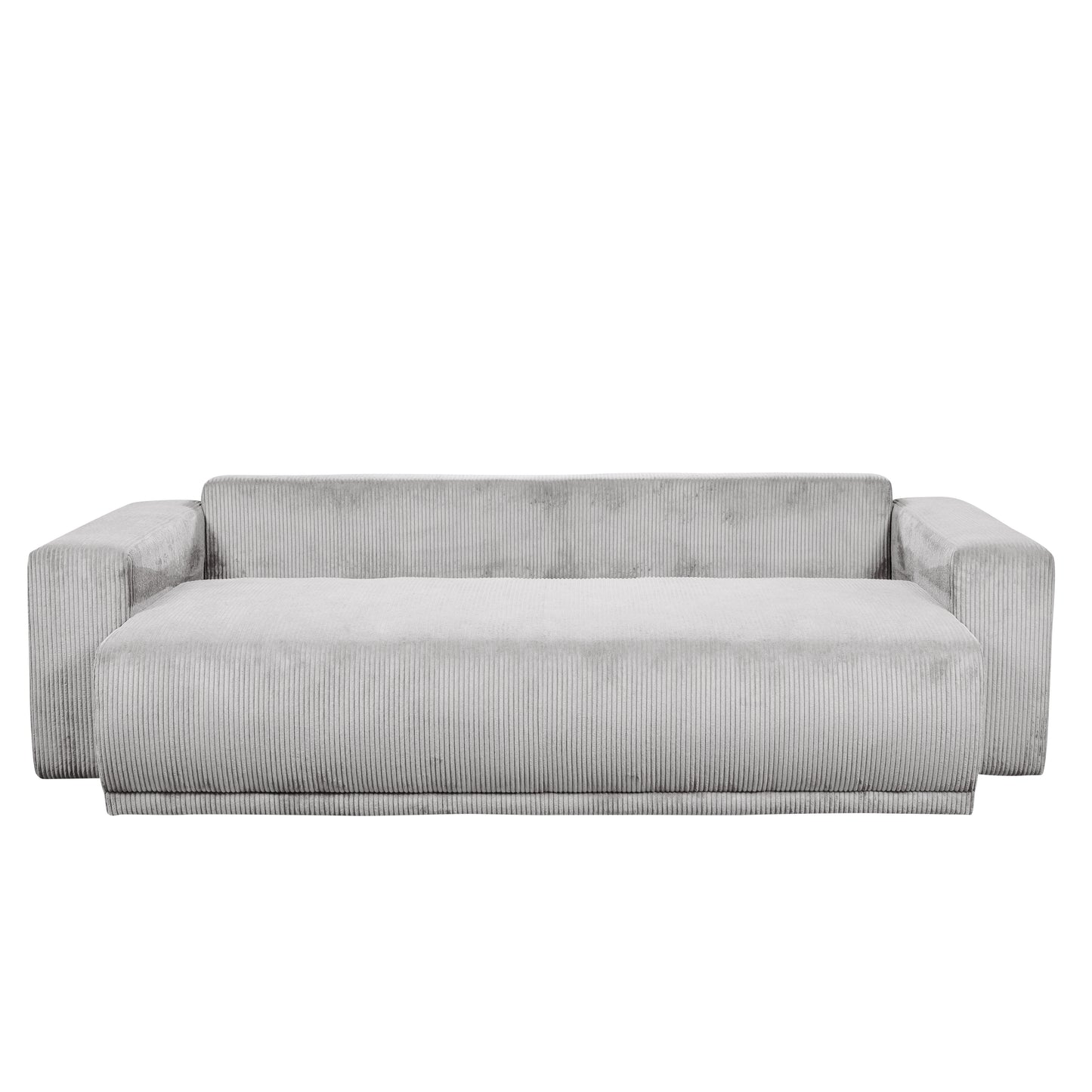 Canapea Extensibila Otis, 3 locuri, Lada Depozitare,  Gri deschis, 240 Cm