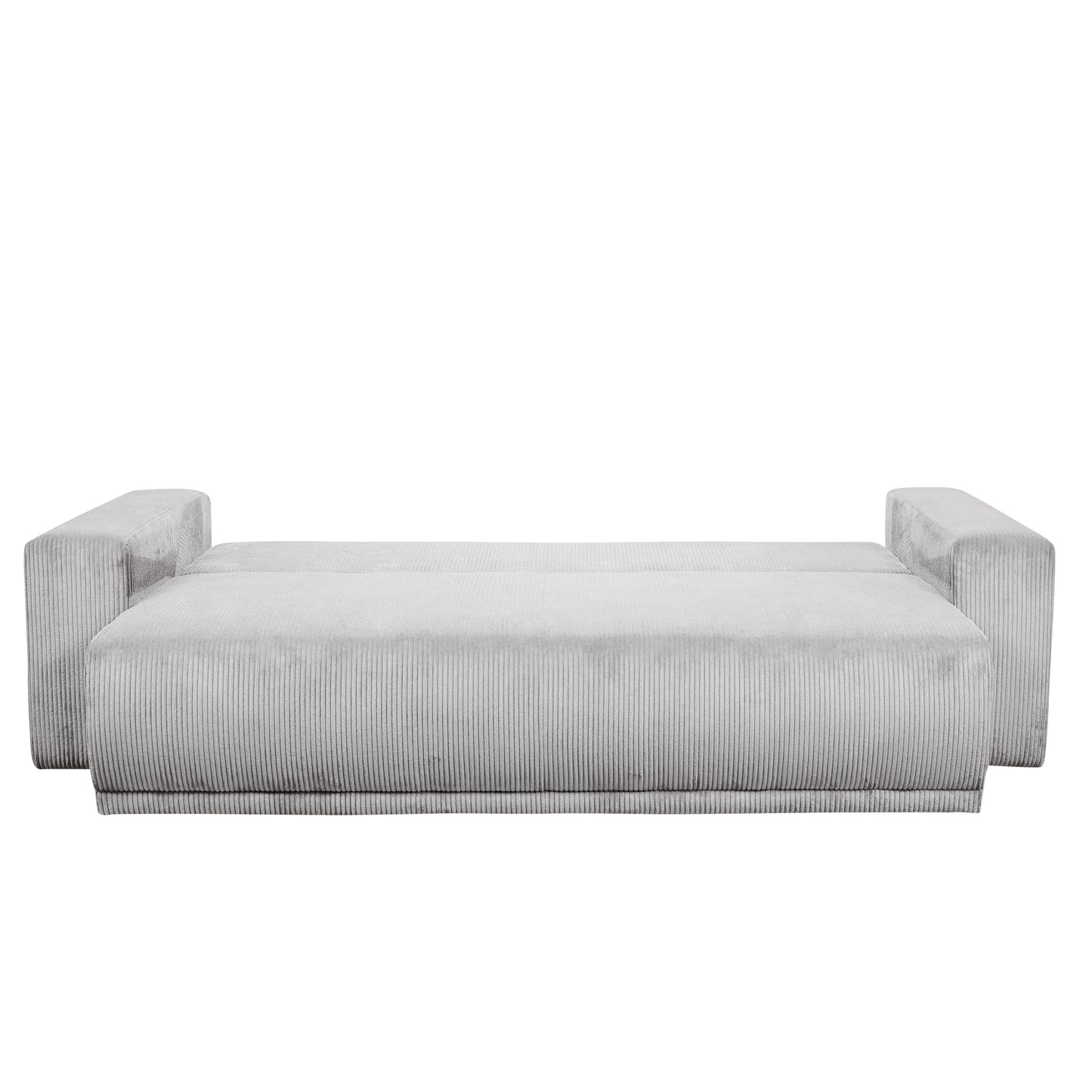 Canapea Extensibila Otis, 3 locuri, Lada Depozitare,  Gri deschis, 240 Cm