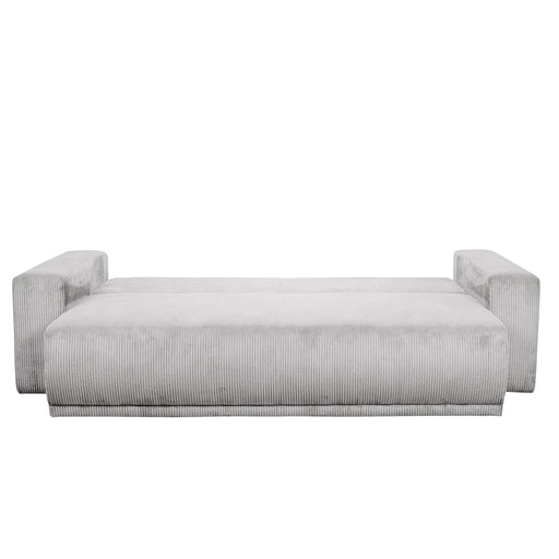 Canapea Extensibila Otis, 3 locuri, Lada Depozitare,  Gri deschis, 240 Cm