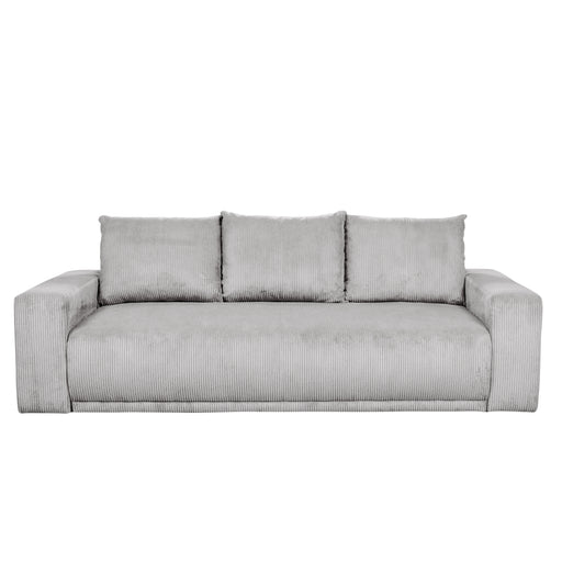 Canapea Extensibila Otis, 3 locuri, Lada Depozitare,  Gri deschis, 240 Cm