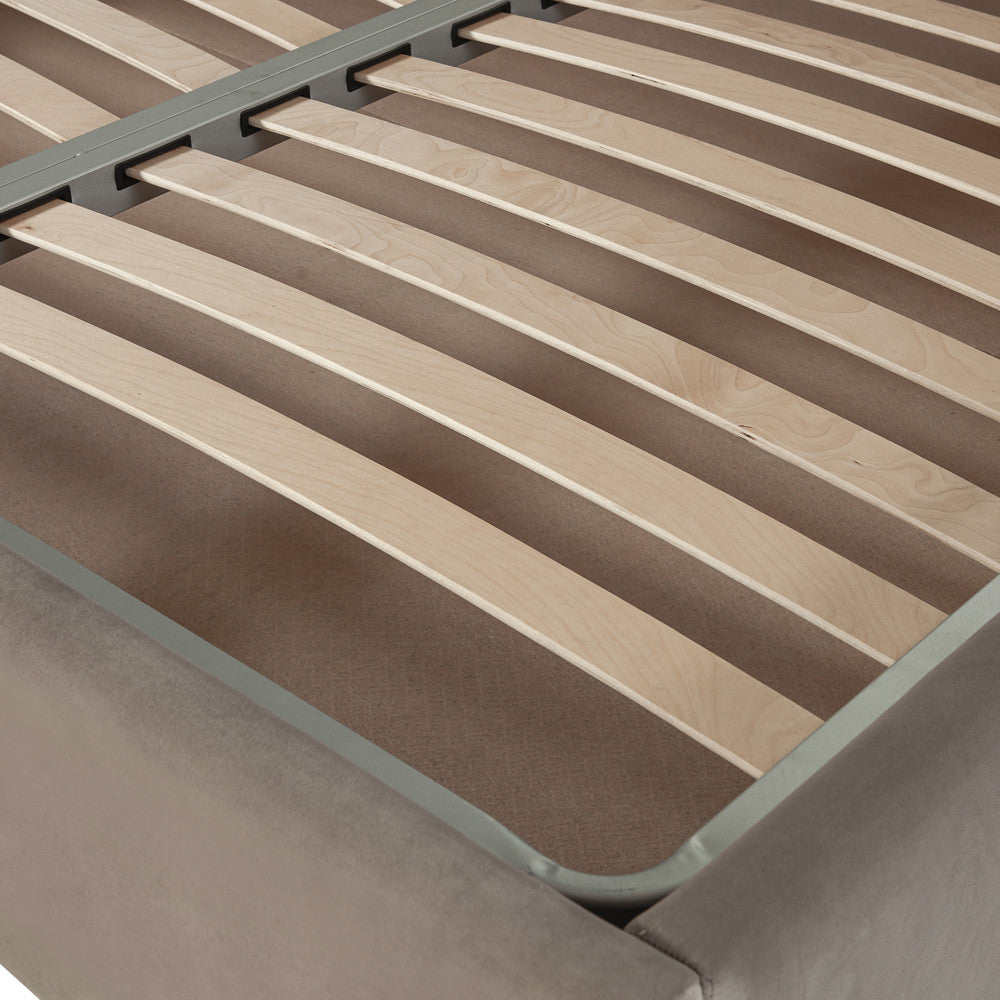 Set Dormitor Destiny, Pat Cu Dimensiune saltea 160 X 200 Cm, 2 Noptiere Si Dulap, Somiera Rabatabila