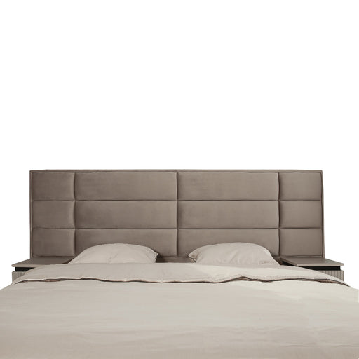 Set Dormitor Destiny, Pat Cu Dimensiune saltea 160 X 200 Cm, 2 Noptiere Si Dulap, Somiera Rabatabila
