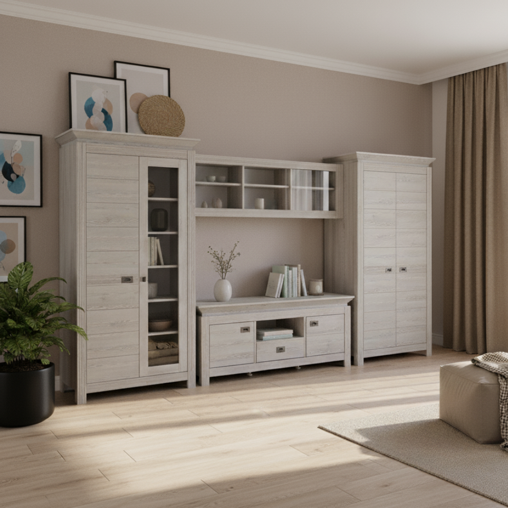 Set Living Casablanca Loft 2 Cu Dulap, 350 Cm