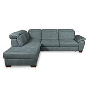 Coltar Extensibil Cu Otoman Dax, 5 Locuri, Lada Depozitare, 296 Cm #variant:albastru #variant:stanga
