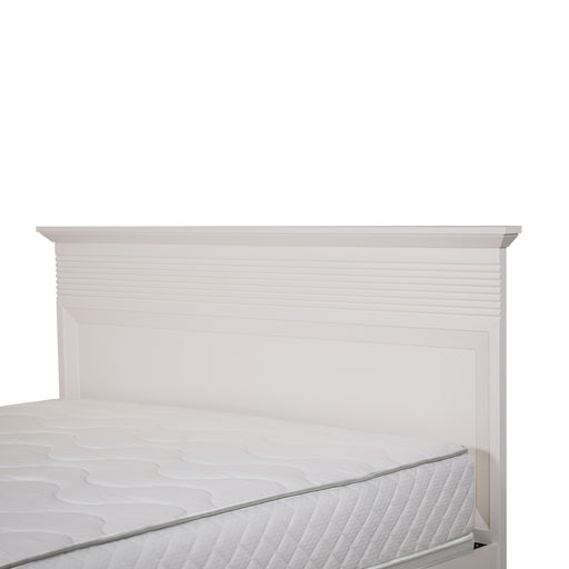 Pat Verona Bianco, Dimensiune Saltea 180 x 200 Cm, Somiera Rabatabila,