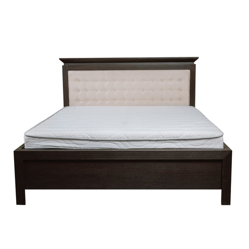 Pat Dormitor Saigon Cantori, Cu Tablie Tapitata wenge 140 x 200 cm rabatabila