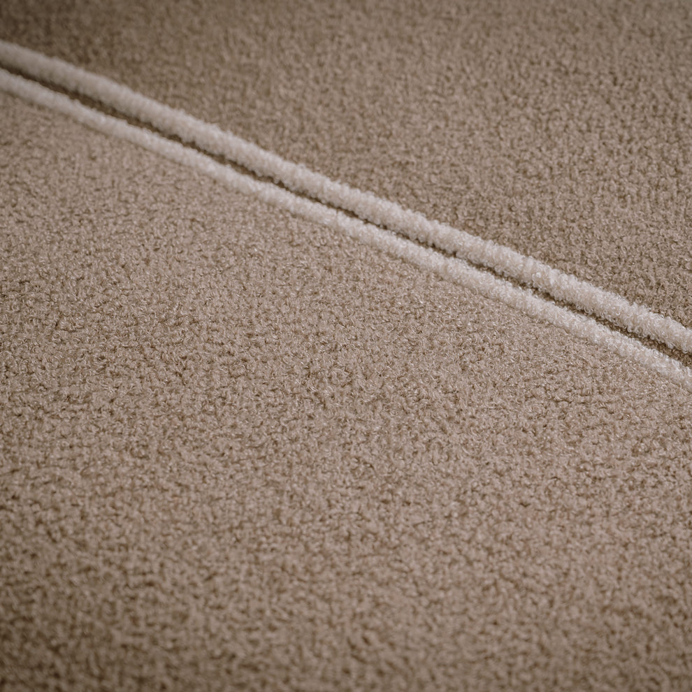 Coltar Extensibil Cu Lada New Modulo, Interschimbabil Stanga/Dreapta, Bej inchis Boucle, 220 X 80 X 155 Cm