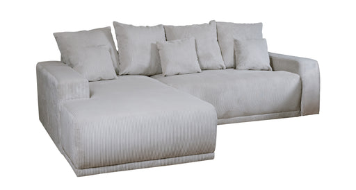 Coltar Extensibil Otis, 5 Locuri, 280 Cm gri deschis stanga cu lada