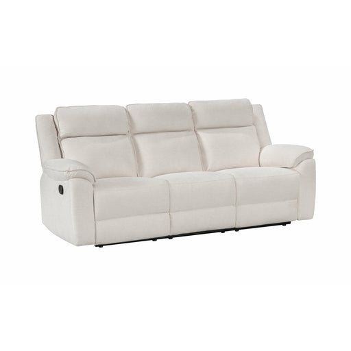 Canapea 3 Locuri Malvina Recliner Manual, Bej, 213 x 94 x 104 Cm