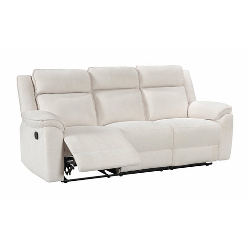 Canapea 3 Locuri Malvina Recliner Manual, Bej, 213 x 94 x 104 Cm