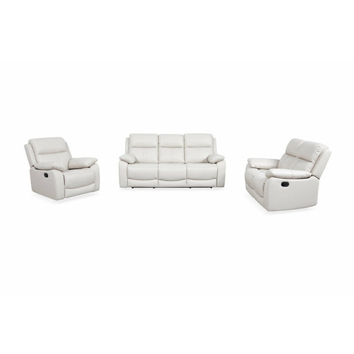 Canapea 2 Locuri Chilly, Recliner Manual, Bej, 141 x 96.5 x 99 cm