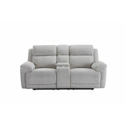 Canapea Herra 2 Locuri Cu Recliner Electric Si Bar, Bej, 201 Cm