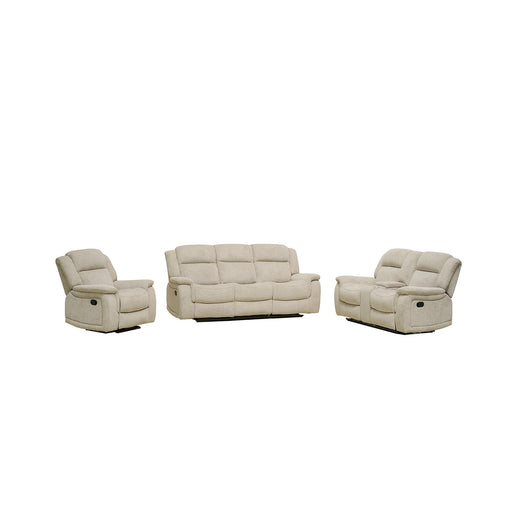 Canapea Cu Recliner 3 Locuri Monte Carlo, Bej, 224 Cm
