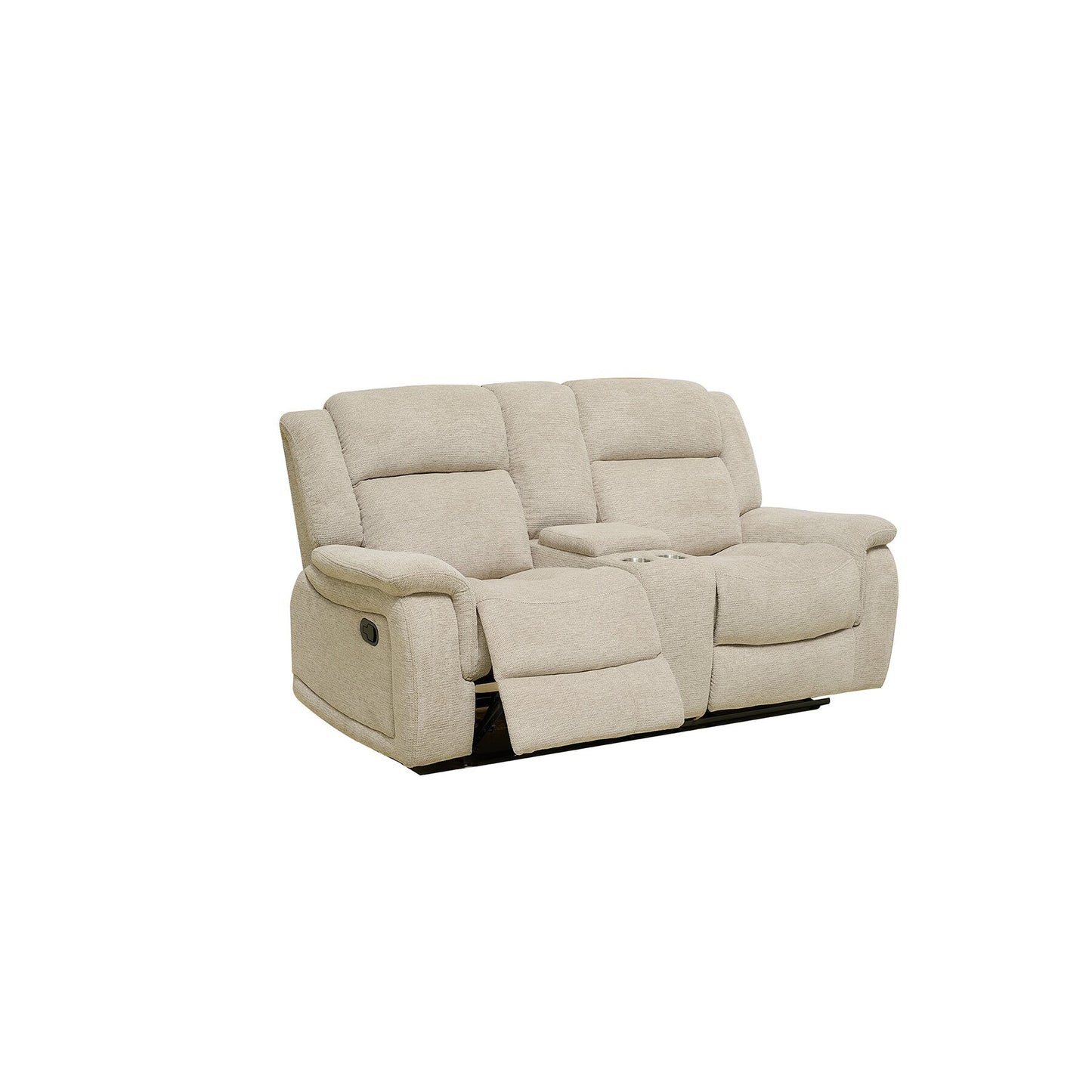 Canapea Cu Recliner Monte Carlo 2 Locuri Bej, 196 Cm