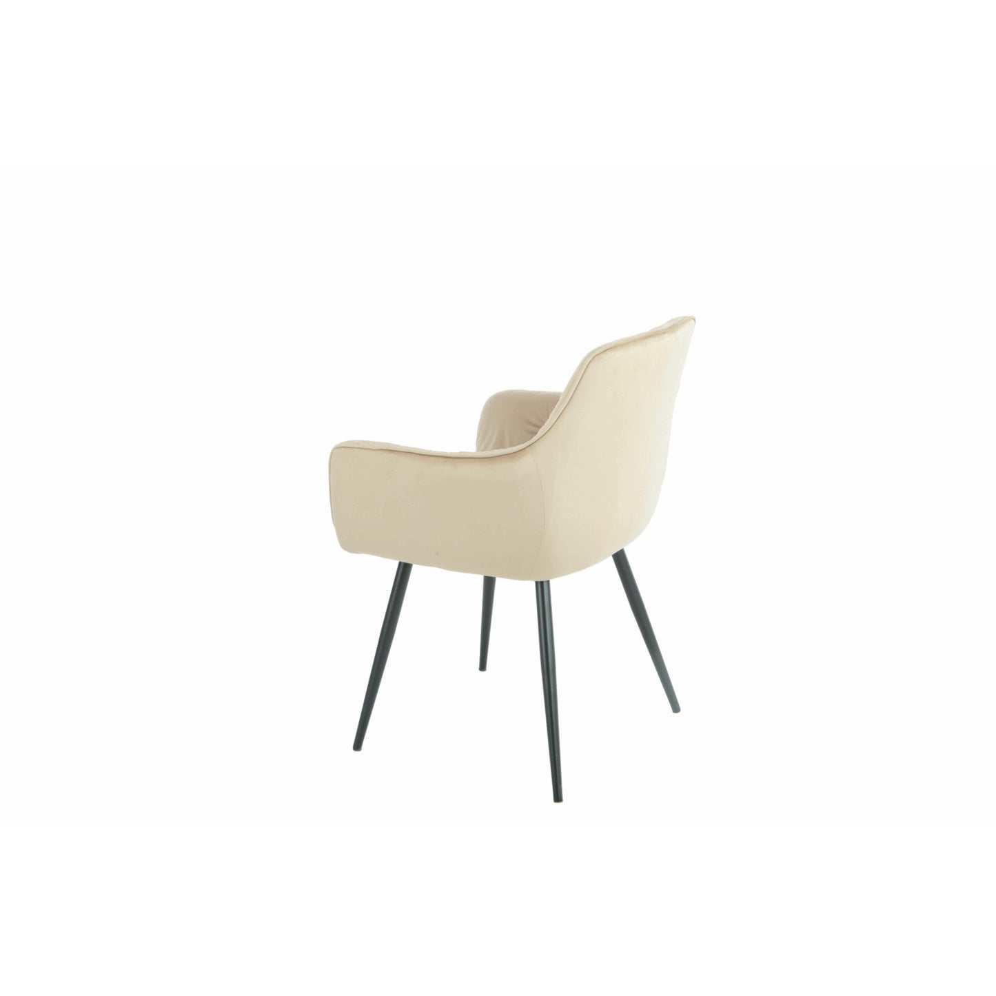 Scaun Darko Velvet Beige, 57 Cm