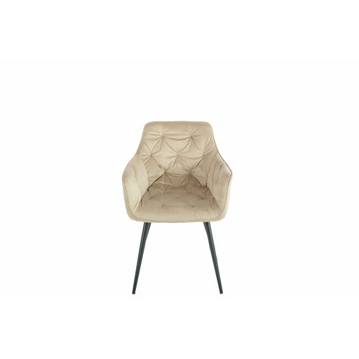 Scaun Darko Velvet Beige, 57 Cm