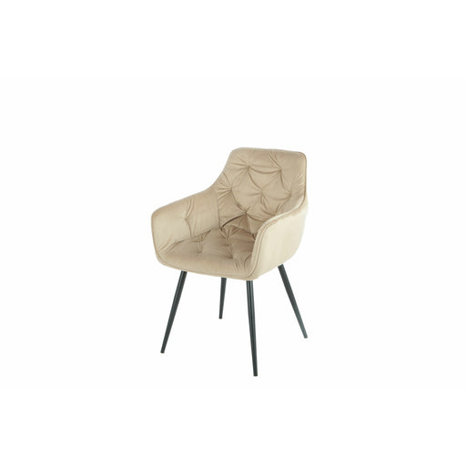 Scaun Darko Velvet Beige, 57 Cm