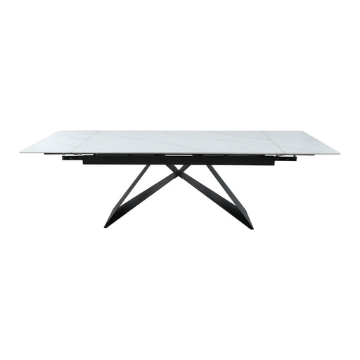Masa Extensibila Oxidium, Alb Si Negru, 160/240 x 90 x 77 Cm
