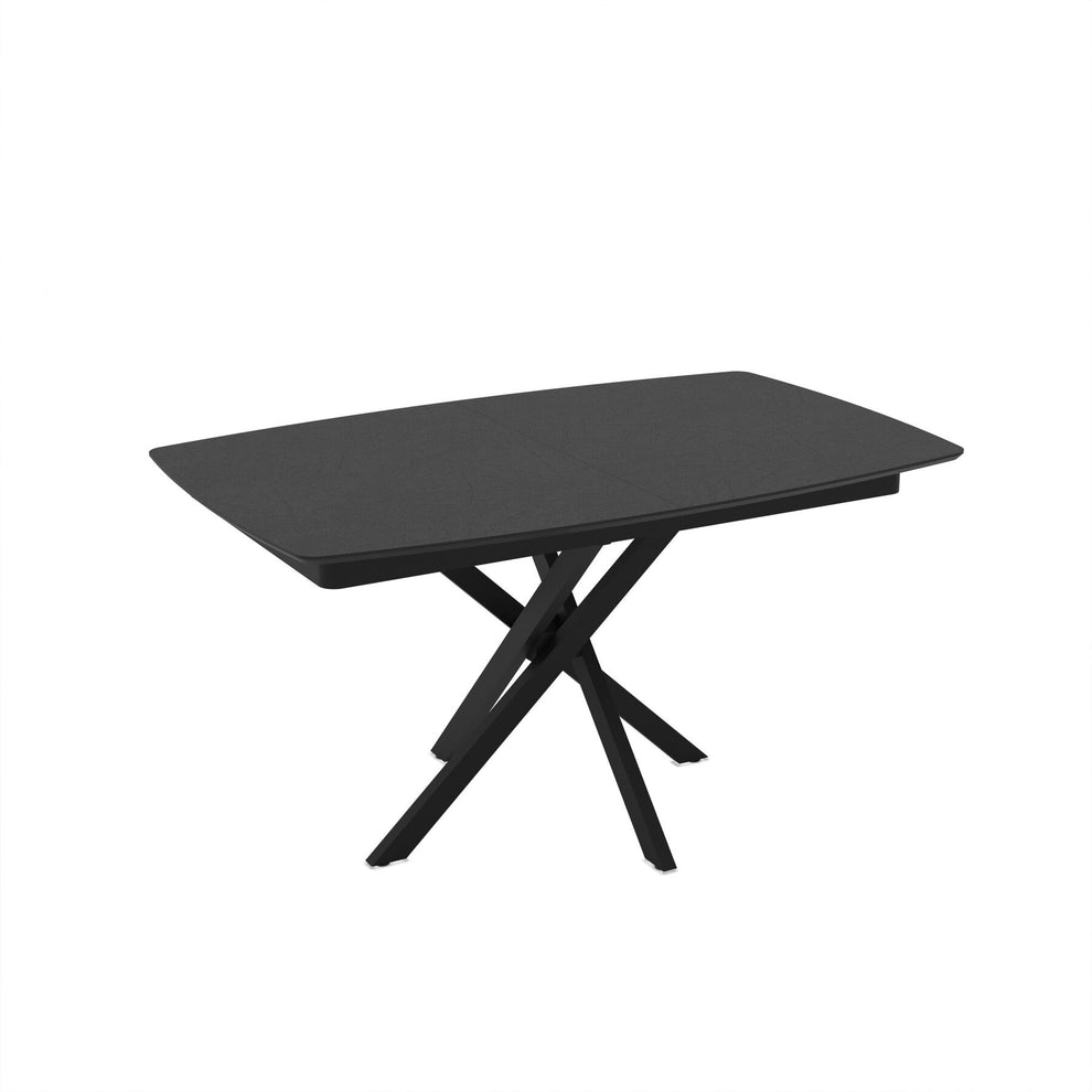 Masa Filo, Negru 145/185 x 90 x 75 Cm