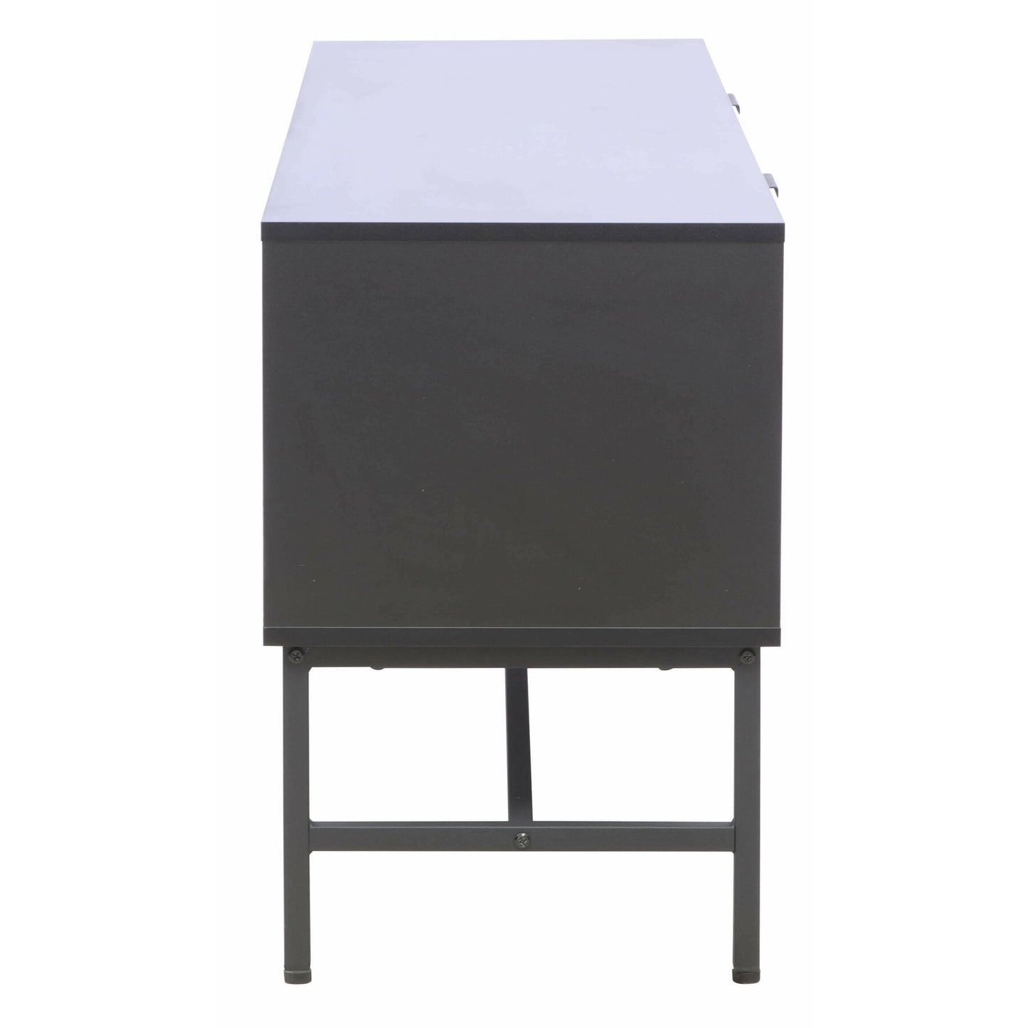 Comoda Tv Cargo, Negru Si Stejar, 150 Cm