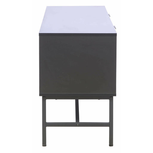 Comoda Tv Cargo, Negru Si Stejar, 150 Cm