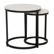 Set 2 Mese Cafea Aniston Alb Si Negru