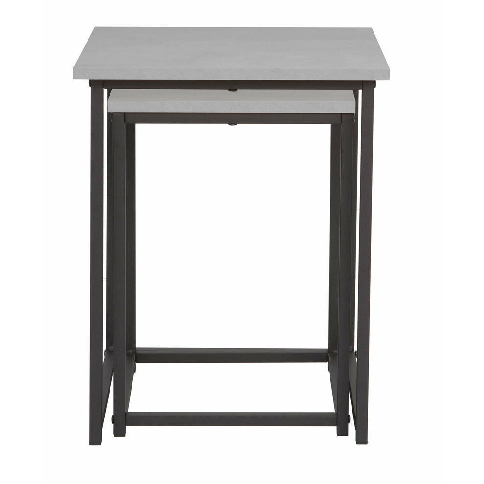 Set 2 Mese Cafea Tahari Negru Si Gri