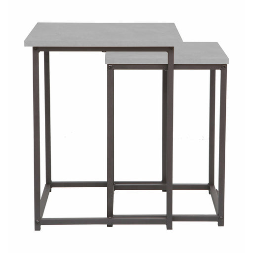Set 2 Mese Cafea Tahari Negru Si Gri