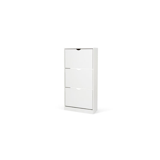 Pantofar 3 Usi Corso Alb, 60 Cm