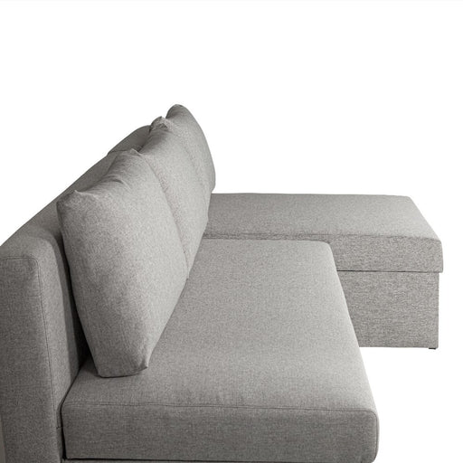 Coltar Extensibil Cu Lada Blue Interschimbabil Stanga/Dreapta, Gri Icon 81, 220 X 80 X 155 Cm