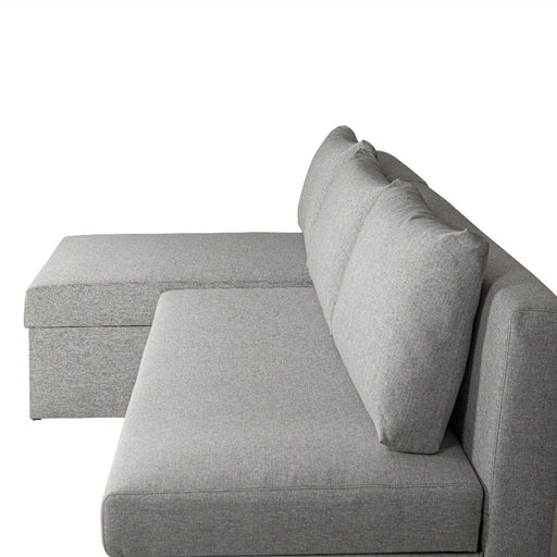 Coltar Extensibil Cu Lada Blue Interschimbabil Stanga/Dreapta, Gri Icon 81, 220 X 80 X 155 Cm
