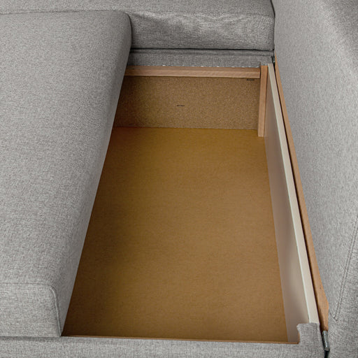 Coltar Extensibil Cu Lada Blue Interschimbabil Stanga/Dreapta, Gri Icon 81, 220 X 80 X 155 Cm