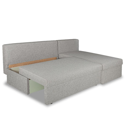 Coltar Extensibil Cu Lada Blue Interschimbabil Stanga/Dreapta, Gri Icon 81, 220 X 80 X 155 Cm