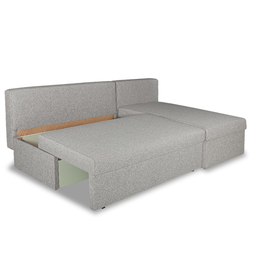 Coltar Extensibil Cu Lada Blue Interschimbabil Stanga/Dreapta, Gri Icon 81, 220 X 80 X 155 Cm