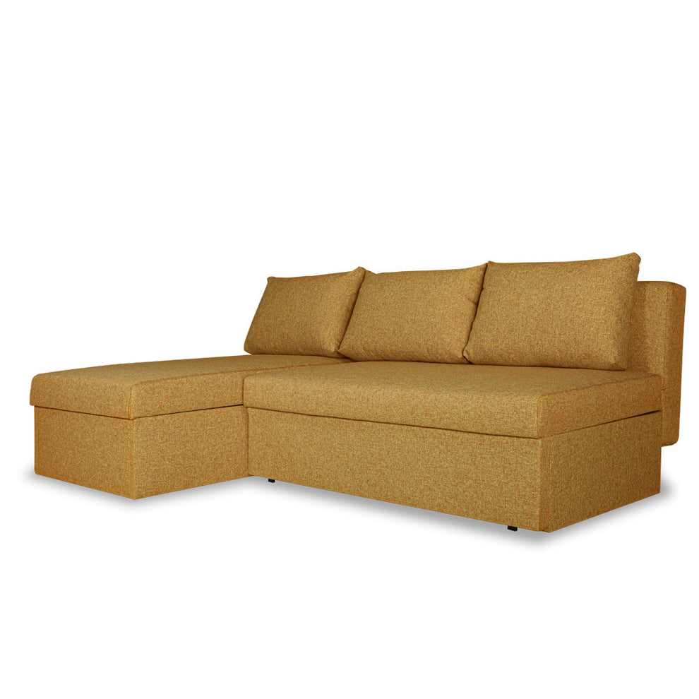 Coltar Extensibil Cu Lada, Blue Interschimbabil Stanga/Dreapta, Galben ICON 45, 220 X 80 X 155 Cm