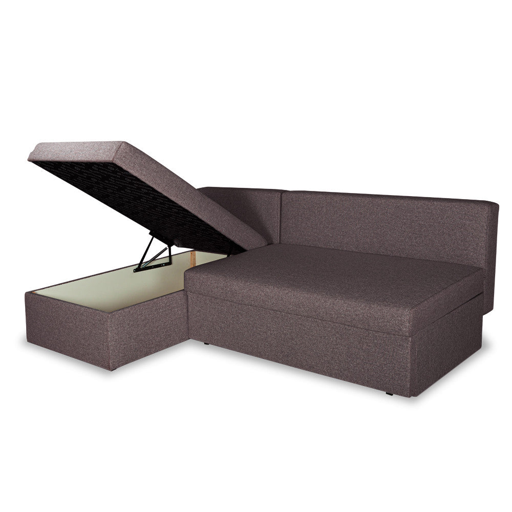 Coltar Extensibil Cu Lada, Blue Interschimbabil Stanga/Dreapta, ICON 69, 220 X 80 X 155 Cm
