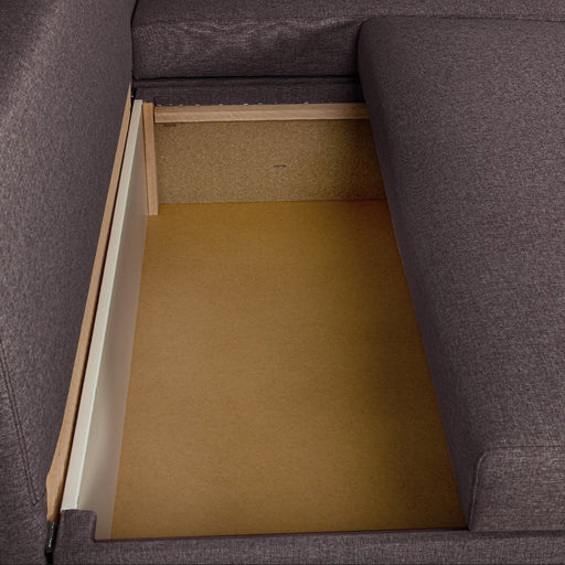 Coltar Extensibil Cu Lada, Blue Interschimbabil Stanga/Dreapta, ICON 69, 220 X 80 X 155 Cm