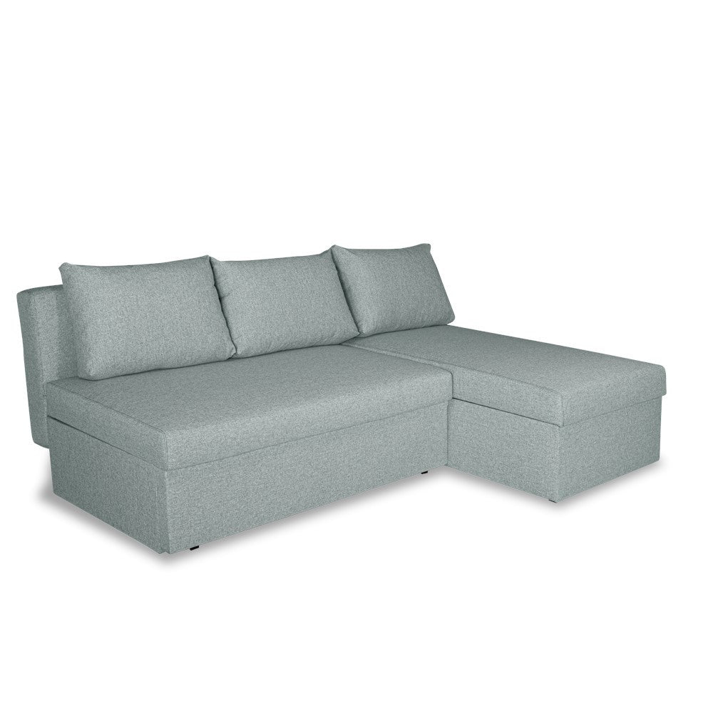 Coltar Extensibil Cu Lada, Blue Interschimbabil Stanga/Dreapta, Icon 84, 220 X 80 X 155 Cm