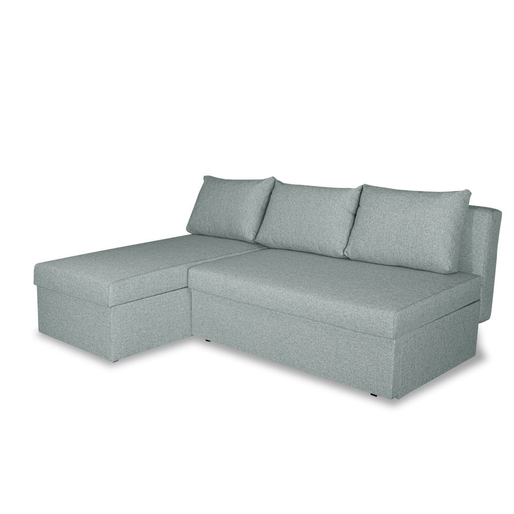 Coltar Extensibil Cu Lada, Blue Interschimbabil Stanga/Dreapta, Icon 84, 220 X 80 X 155 Cm