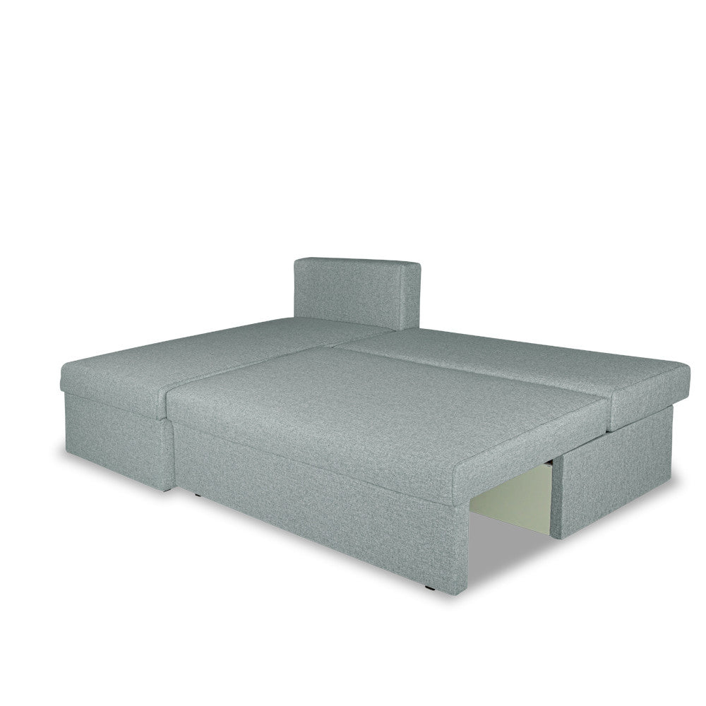 Coltar Extensibil Cu Lada, Blue Interschimbabil Stanga/Dreapta, Icon 84, 220 X 80 X 155 Cm