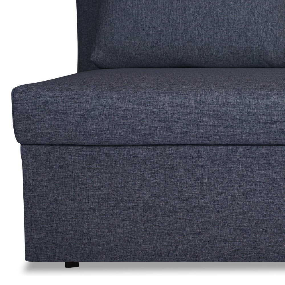 Coltar Extensibil Cu Lada, Blue Interschimbabil Stanga/Dreapta, Albastru Icon 79, 220 X 80 X 155 Cm