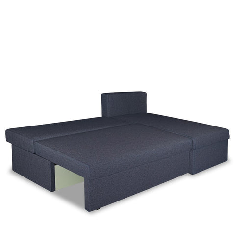 Coltar Extensibil Cu Lada, Blue Interschimbabil Stanga/Dreapta, Albastru Icon 79, 220 X 80 X 155 Cm