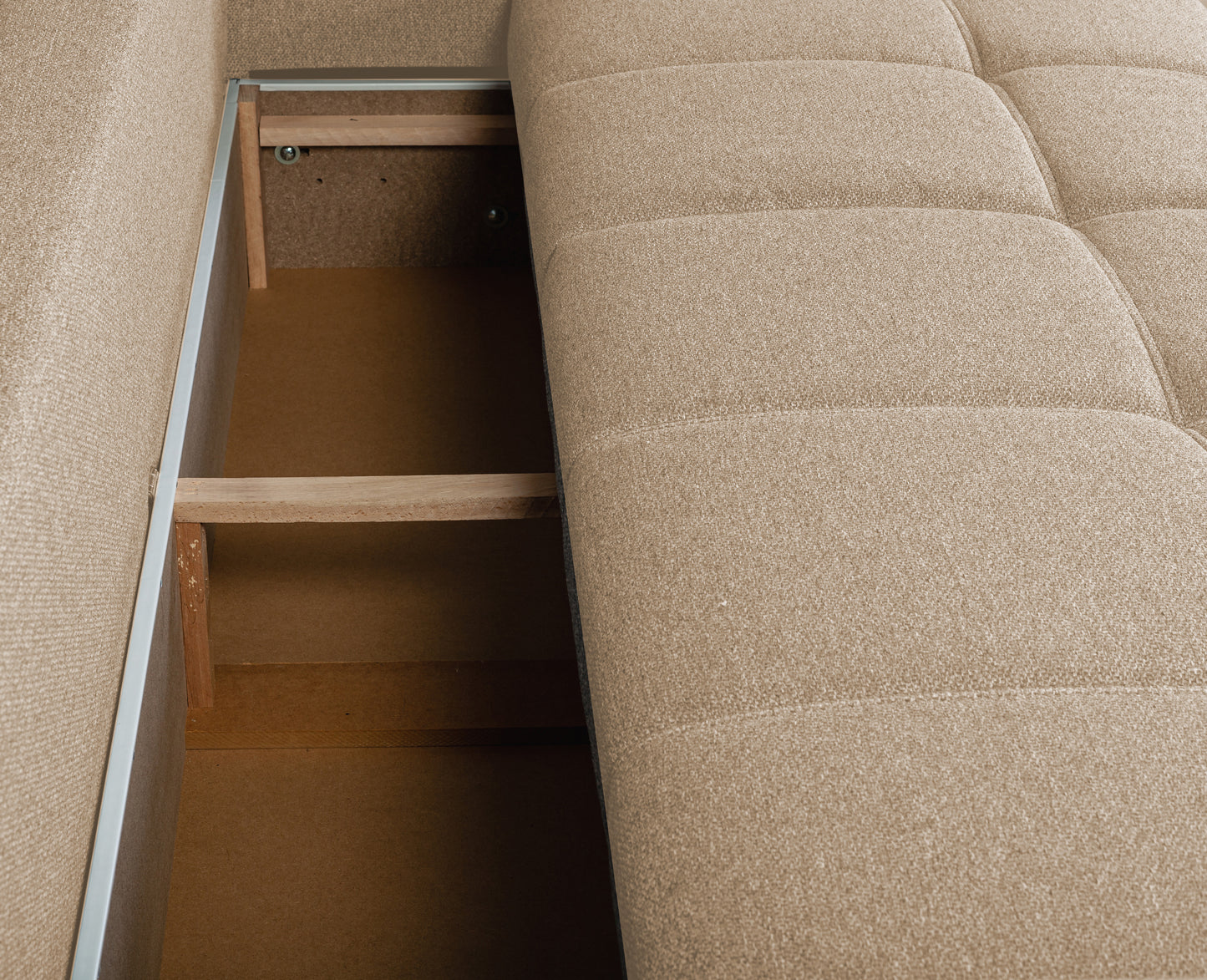 Canapea Extensibila Green, 3 locuri, Lada Depozitare, Caleido Taupe, 240 Cm