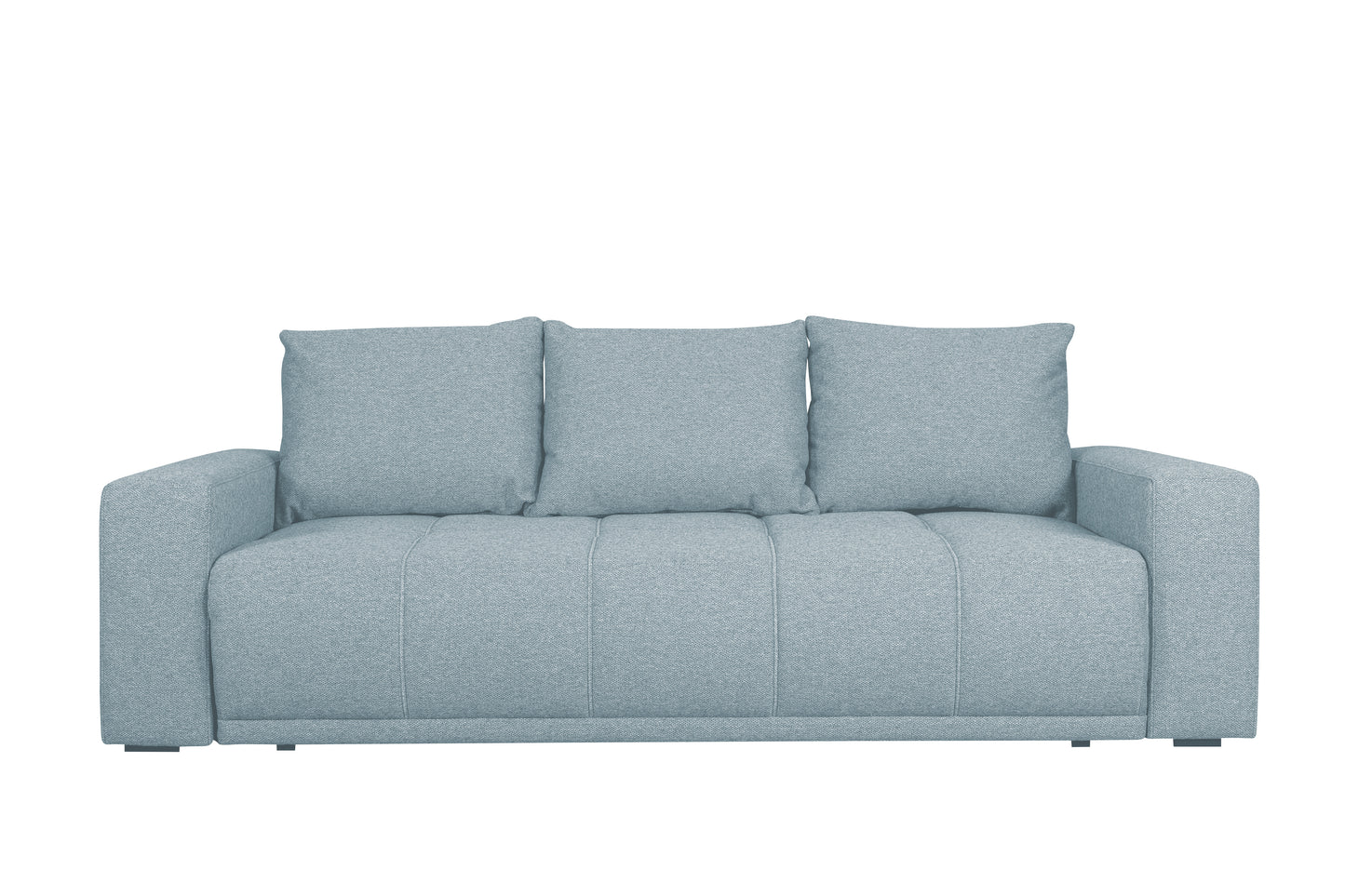 Canapea Extensibila Green, 3 locuri, Lada Depozitare, Gri deschis, Caleido Icegrey, 240 Cm