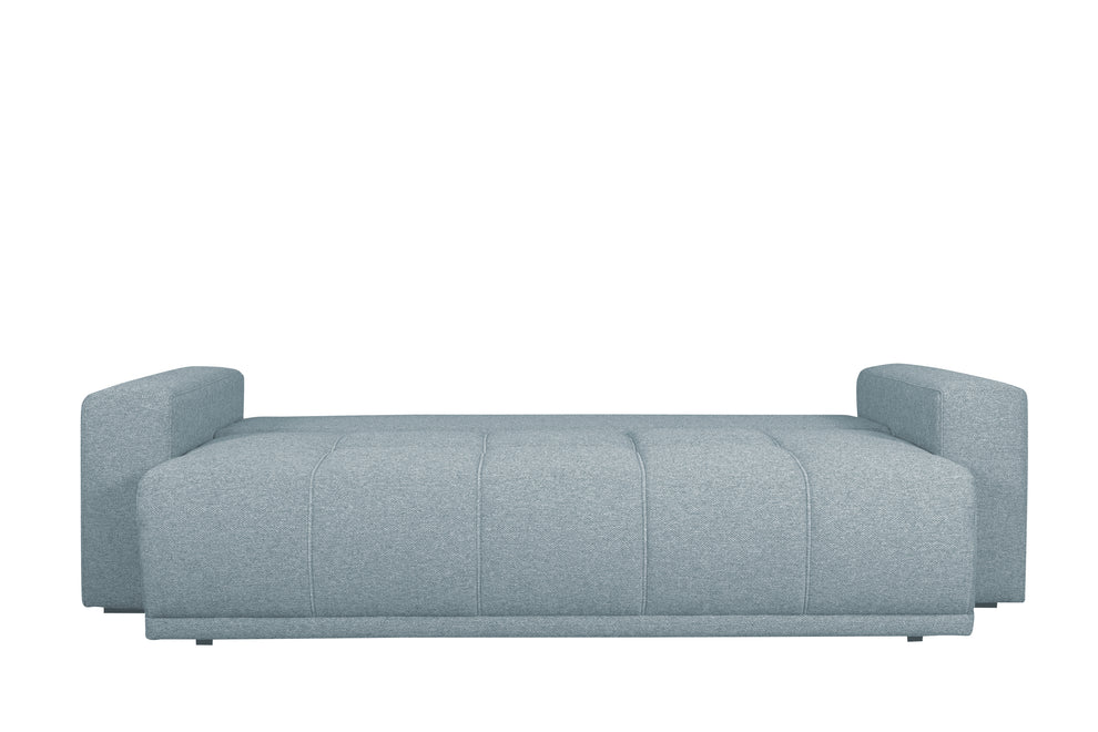 Canapea Extensibila Green, 3 locuri, Lada Depozitare, Gri deschis, Caleido Icegrey, 240 Cm