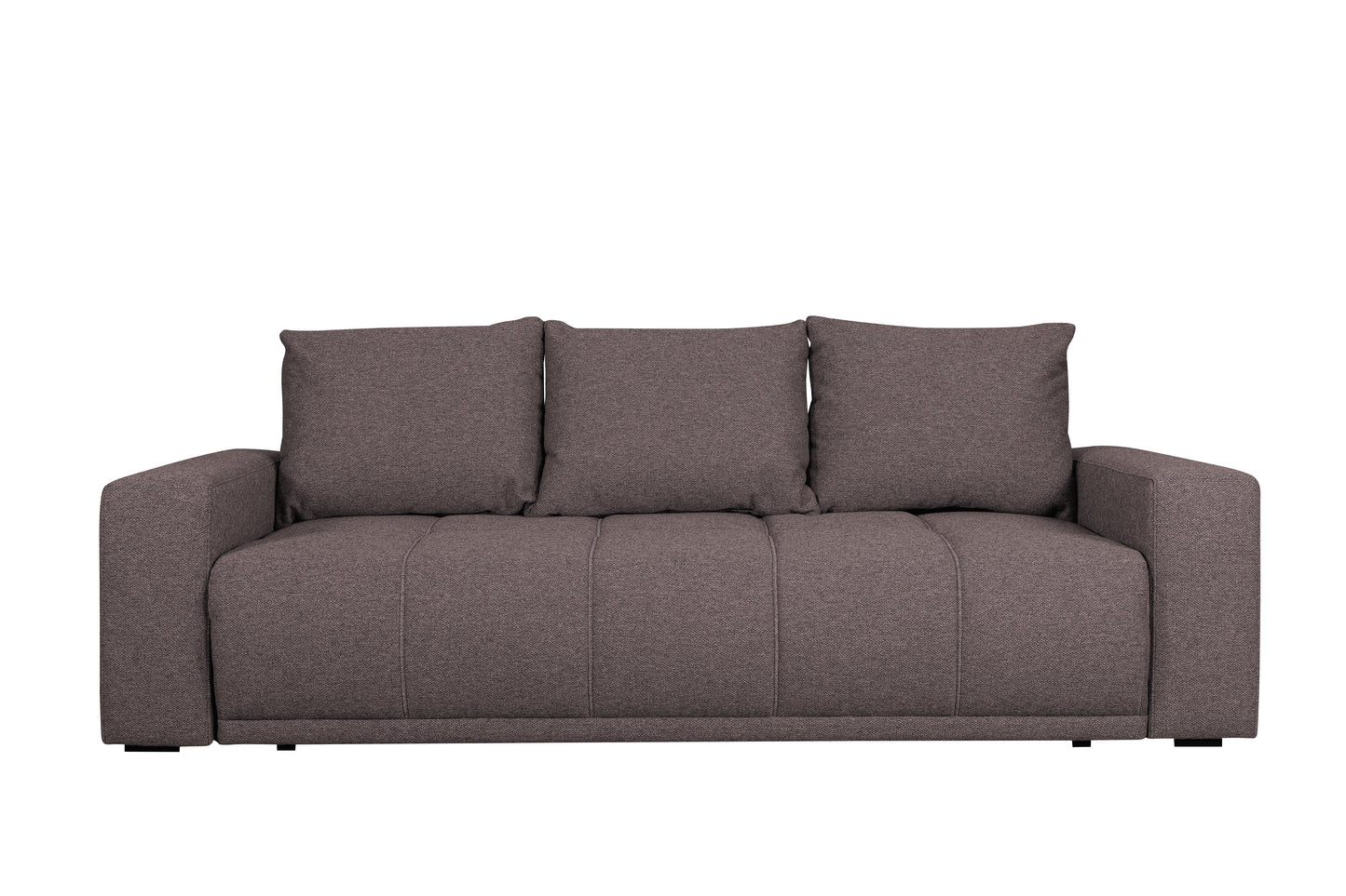 Canapea Extensibila Green, 3 locuri, Lada Depozitare, Maro, Caleido Brown, 240 Cm