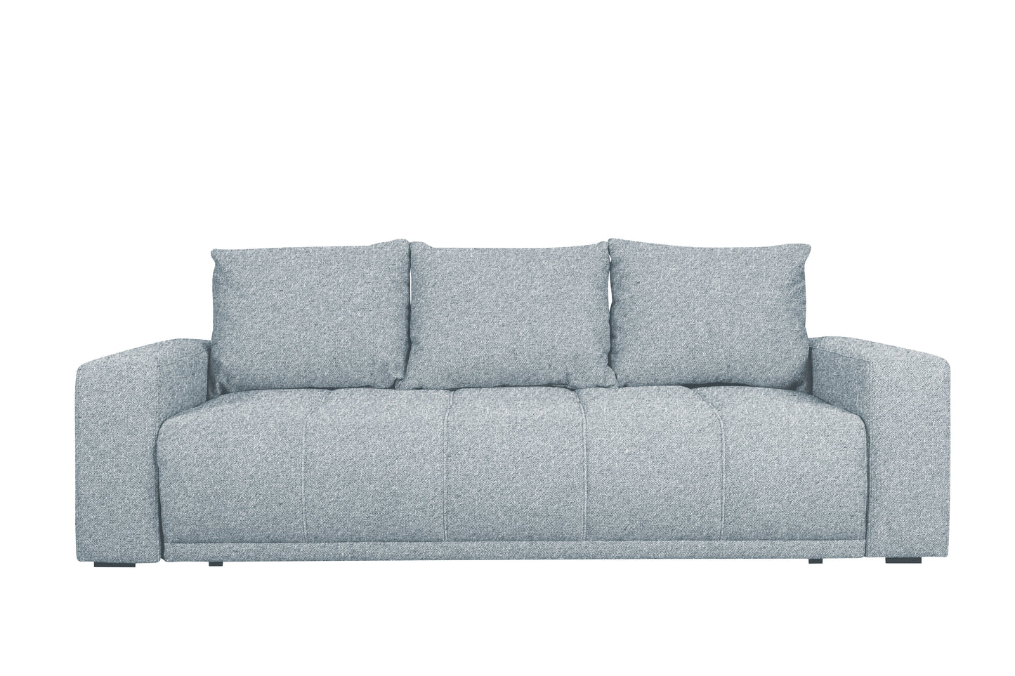 Canapea Extensibila Green, 3 locuri, Lada Depozitare, Gri Deschis, Arte 84B, 240 Cm