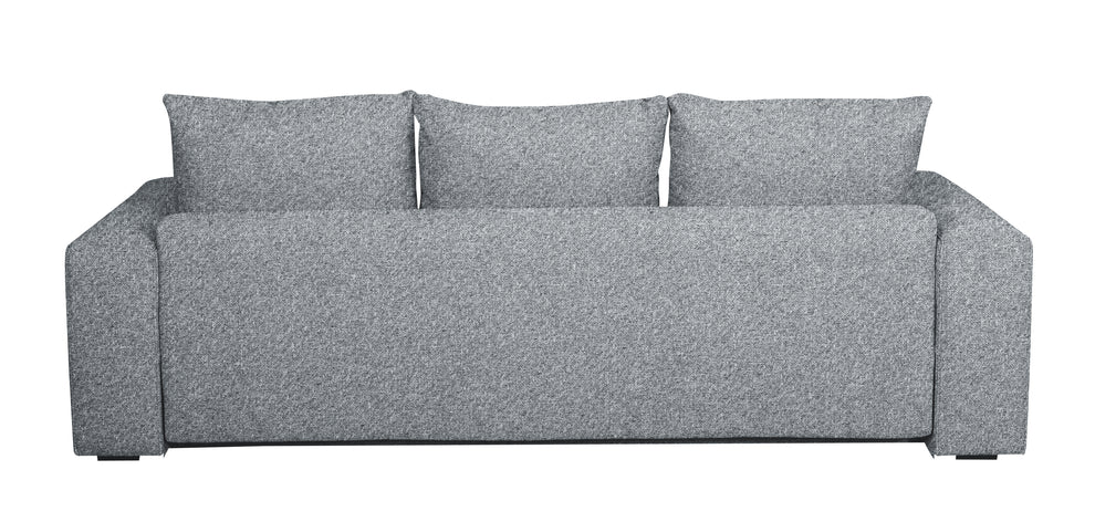 Canapea Extensibila Green, 3 locuri, Lada Depozitare, Gri, Arte 89A, 240 Cm
