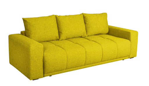 Canapea Extensibila Green, 3 locuri, Lada Depozitare, Galben, Otusso 14, 240 Cm