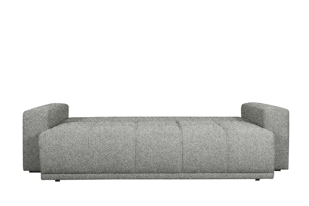 Canapea Extensibila Green, 3 locuri, Lada Depozitare, Gri, Forli Flax, 240 Cm